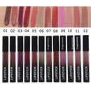 12 Colors Waterproof Matte Liquid Lipstick long-lasting Red Black Lip gloss Makeup Stick Nude Beauty Lip Tint Korea Cosmetics