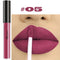 12 Colors Waterproof Matte Liquid Lipstick long-lasting Red Black Lip gloss Makeup Stick Nude Beauty Lip Tint Korea Cosmetics