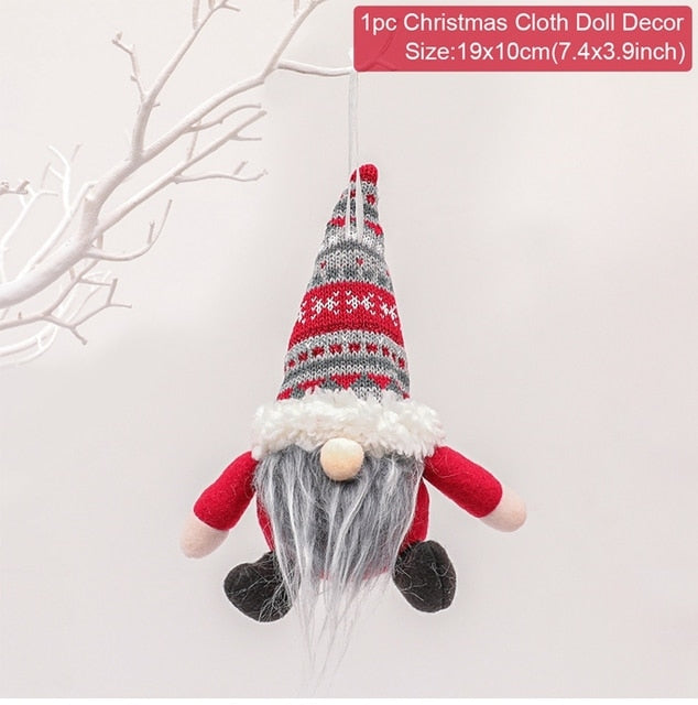 Gnome Christmas Faceless Doll  Decorations